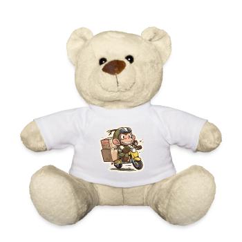 Banana Run - Teddy Bear - white - Front