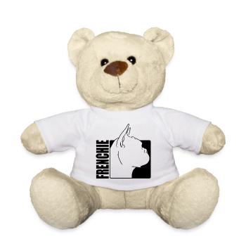Frenchie Profil Bouledogue Français Chiens Chien - Nounours - blanc - Devant