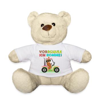 VORSCHULE ICH KOMME - VORSCHULKIND FAULTIERE - Teddy - Weiß - Vorne
