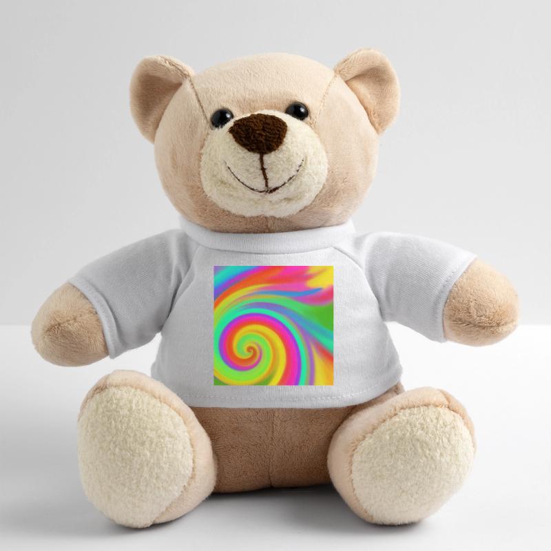 Rainbow vortex Teddy Bear
