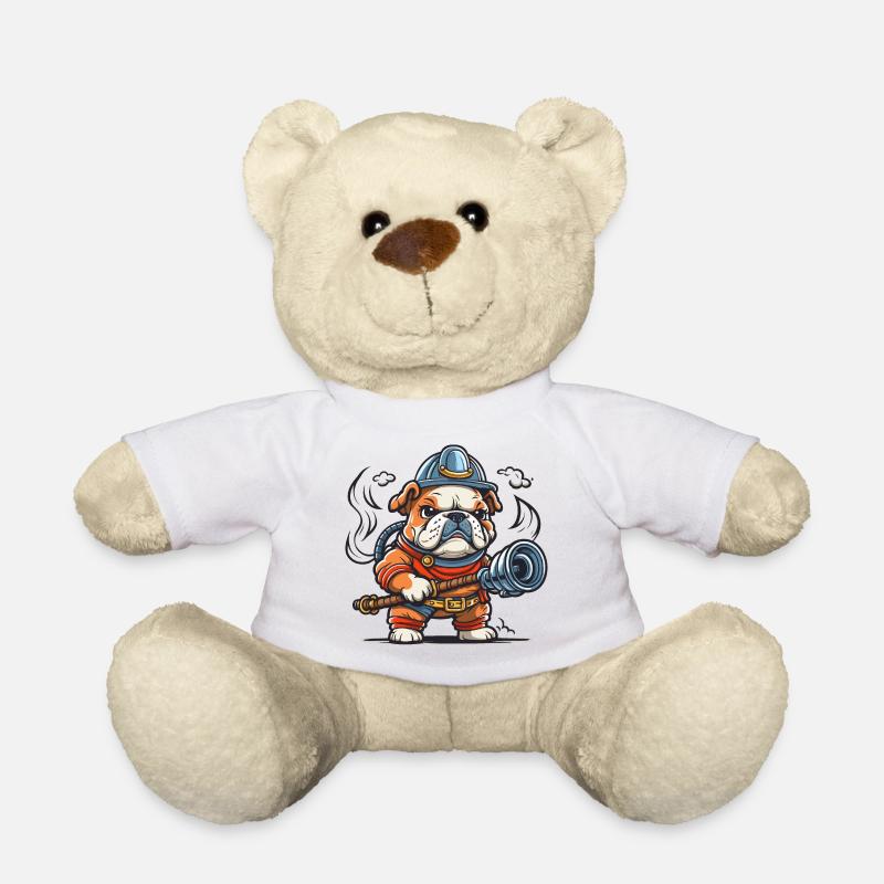 Bulldoggen-Brigade - Teddy - Weiß