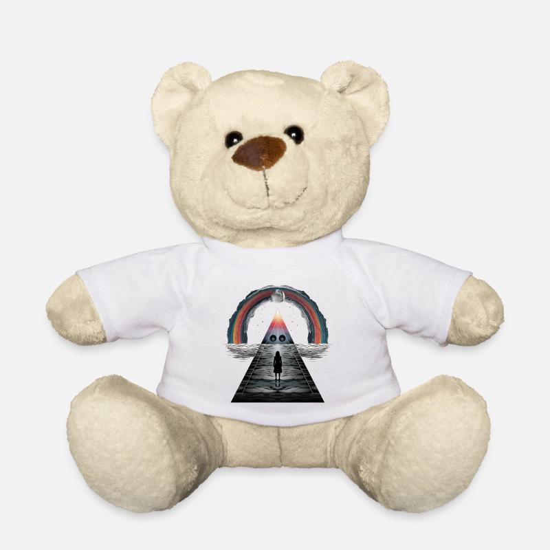 Regenbogenpyramide Mondlicht-Tango Zwielichtig - Teddy - Weiß