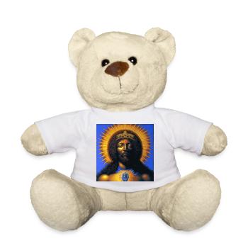 Jésus noir 03 - Nounours - blanc - Devant