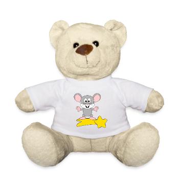 STERNSCHNUPPE - MAUS - Teddy - Weiß - Vorne