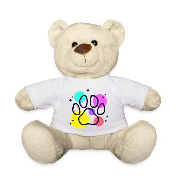 Animaux domestiques, Chien, Animal préféré, Chat, Jouet en peluche - Nounours - blanc - Devant