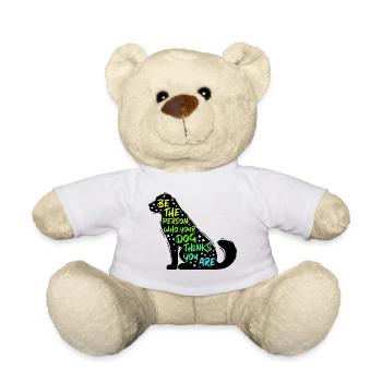 Pets Dog Statement Favorite Animal Soft Toy - Teddy Bear - white - Front