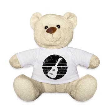 Ukulele Skizze - Teddy - Weiß - Vorne