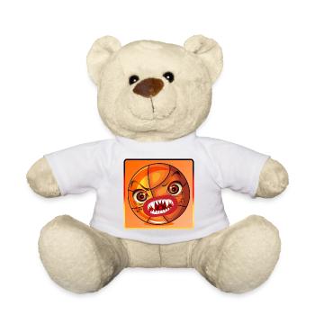 BASKET-BALL MONSTRE DRAPEAU DE L’ALLEMAGNE - Nounours - blanc - Devant