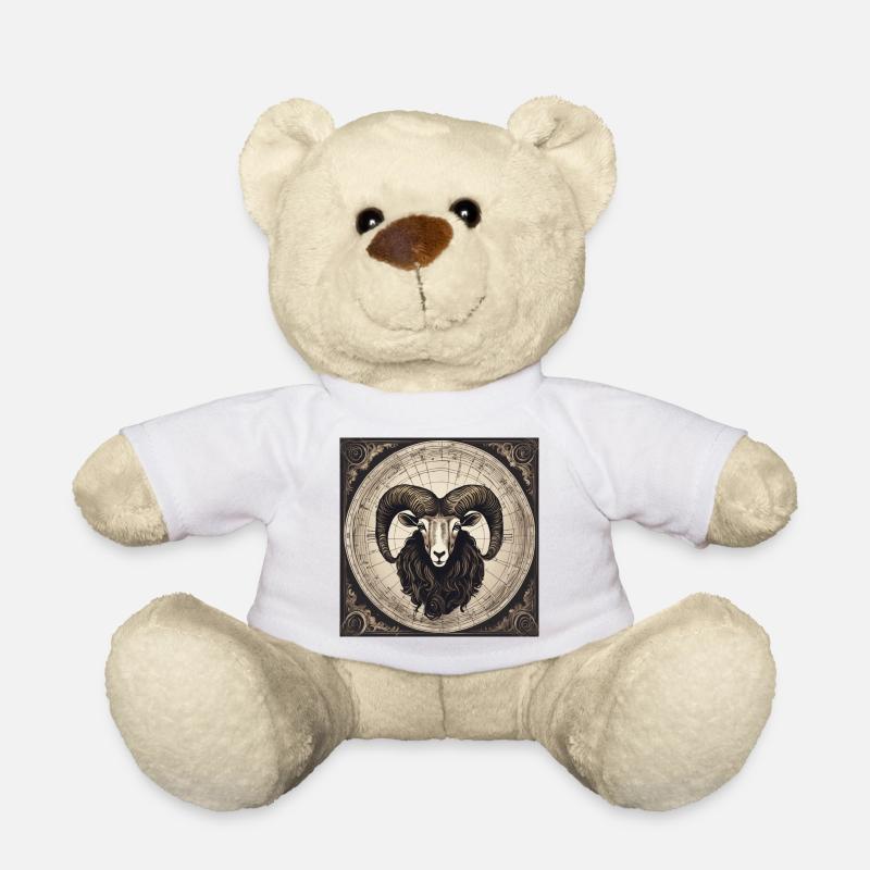 Zodiac Aries - Teddy - Weiß