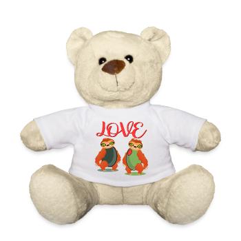 LOVE SLOTH OLIVES COSTUMES POUR COUPLES - Nounours - blanc - Devant