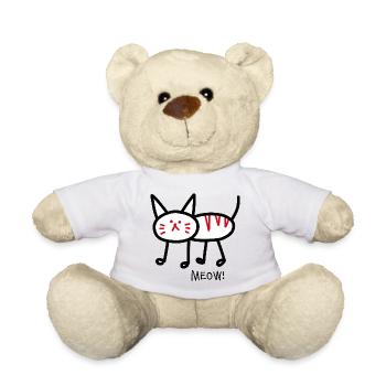 meow! weiss - Teddy - Weiß - Vorne