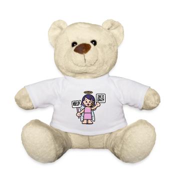 Schutzengel - Teddy - Weiß - Vorne