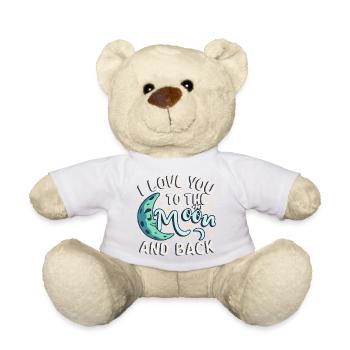 Zum Mond und zurück - Ewige Liebe - Teddy - Weiß - Vorne