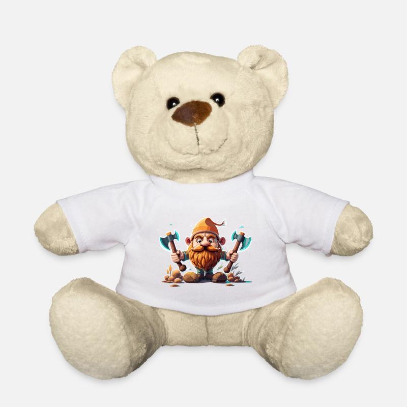Gartenzwerg - Teddy - Weiß