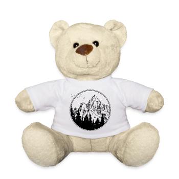 Adventure Awaits - Teddy Bear - white - Front