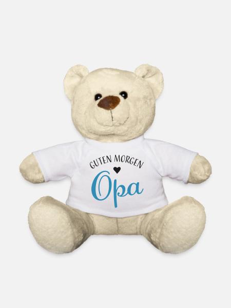 Guten Morgen Opa - Teddy - Weiß