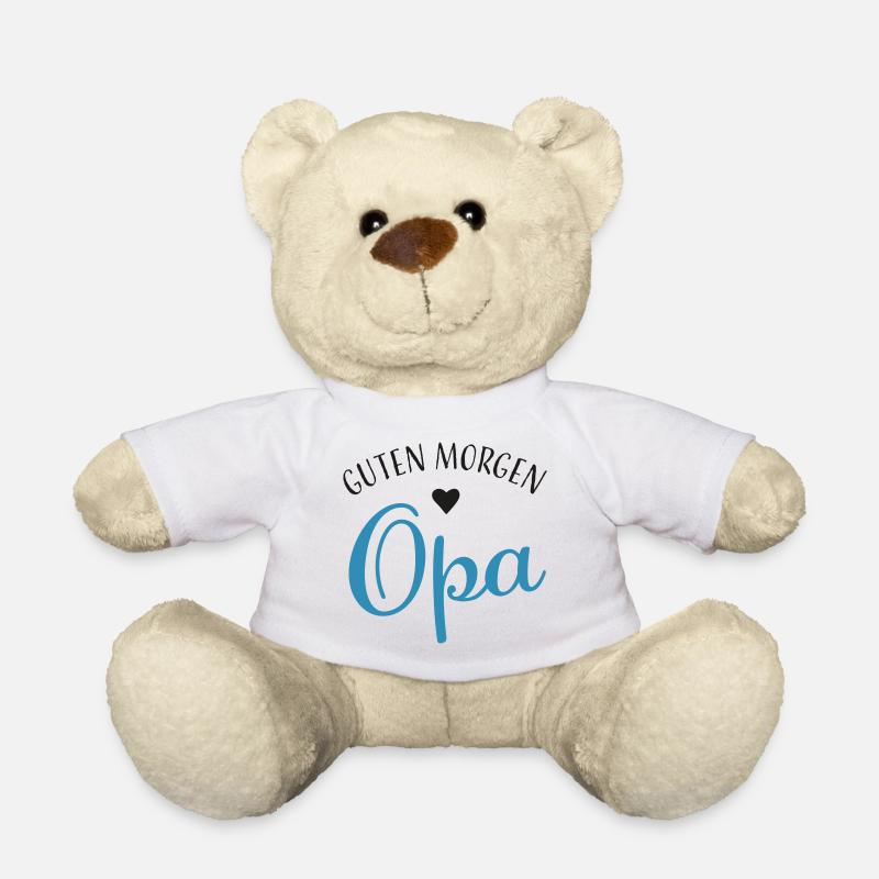Guten Morgen Opa - Teddy - Weiß