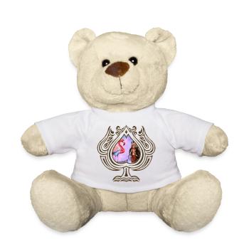 Kleine Meerjungfrau und Flamen aus einem Buch. - Teddy - Weiß - Vorne