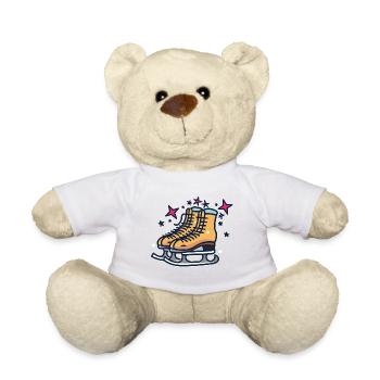 Schlittschuhe - Teddy - Weiß - Vorne
