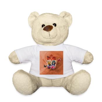 Cartes à jouer Roi de cœur et reine d’épées - Nounours - blanc - Devant