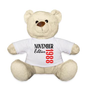 38 Jahre alt - 38. Geburtstag November Edition - Teddy - Weiß - Vorne