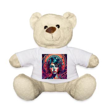 Psychedelic Lady - Teddy - Weiß - Vorne