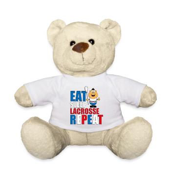LACROSSE - SPORT - LIEBE - SPORTART - SPORTLER - Teddy - Weiß - Vorne