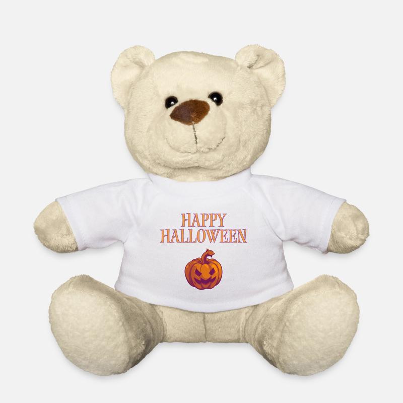 Happy Halloween - Teddy - Weiß
