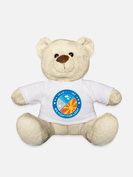 Leichtes Kriegerabzeichen Luft- und Sonnenmissionsemblem - Teddy - Weiß