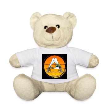 Namensgeschenke Anfangsbuchstabe A - PIRATEN - Teddy - Weiß - Vorne