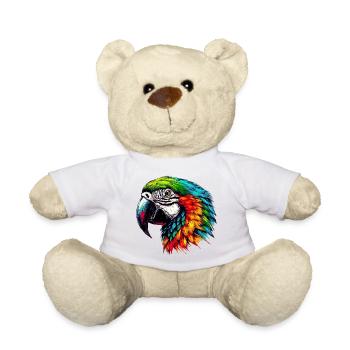 Papageien-Ara - Teddy - Weiß - Vorne