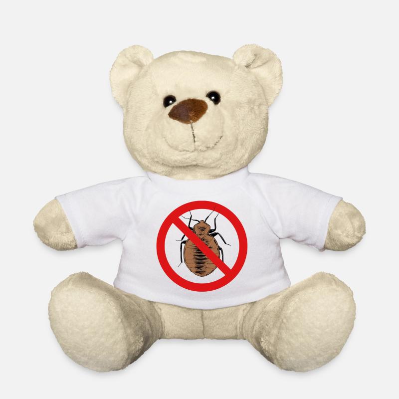 punaise, punaise de lit - Nounours - blanc