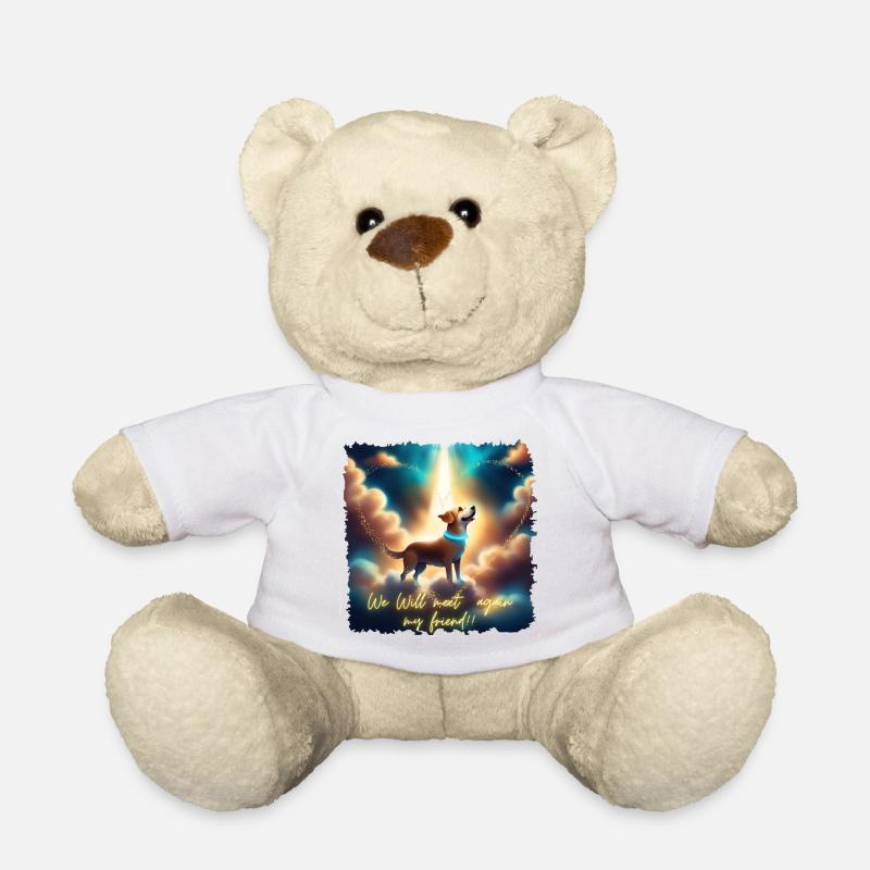 Wir sehen uns wieder!! - Teddy - Weiß
