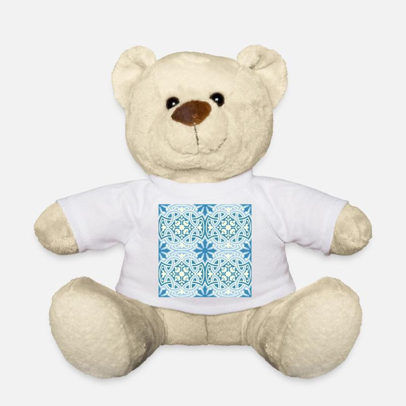 Andalusische Fliesen 14 - Teddy - Weiß