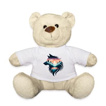 Wolf Form - Teddy Bear - white - Front