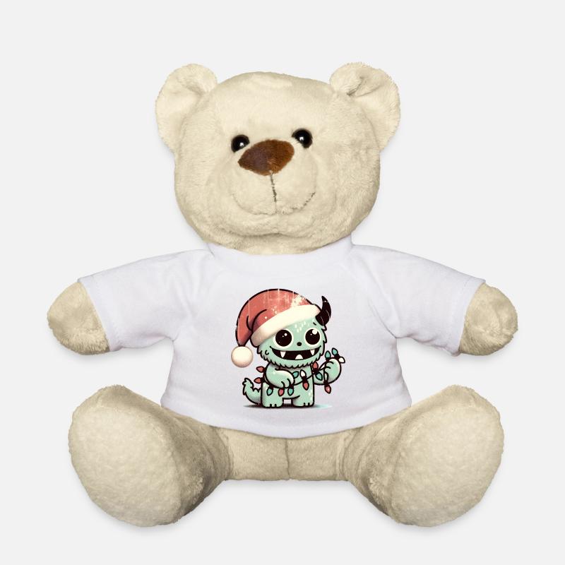 Conception de sweat à capuche de Noël |Doux câlin de Noël - Nounours - blanc