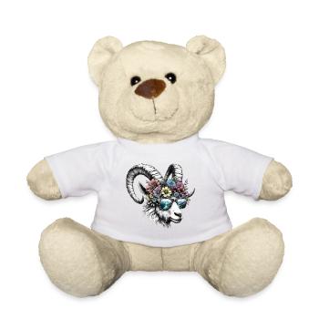 Lunettes de soleil Capricorne Floral Alps Zodiac - Nounours - blanc - Devant