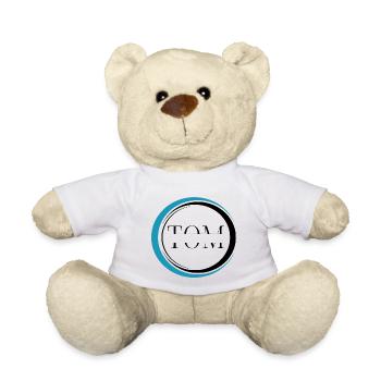 Tom - Teddy Bear - white - Front