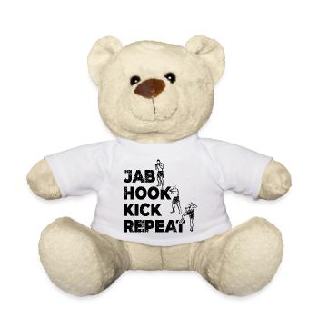 Kickboxer Routine - Teddy Bear - white - Front