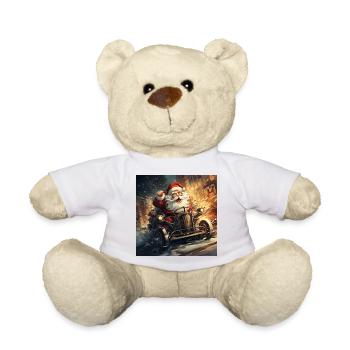 Santa Nickolaus Weihnachtszeit Is Coming In Town - Teddy - Weiß - Vorne