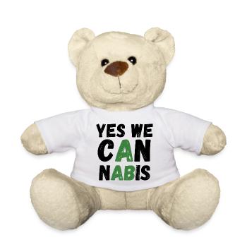 Yes We Cannabis! - Teddy - Weiß - Vorne