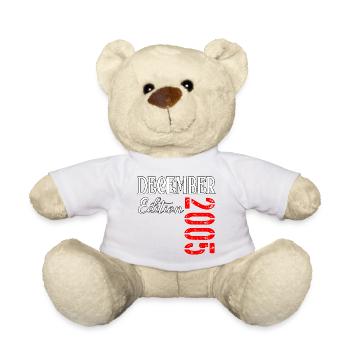 21. GEBURTSTAG DEZEMBER 2005 AUSGABE - Teddy - Weiß - Vorne