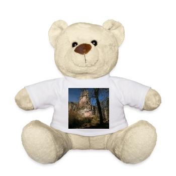 Mystische Burgruine Waldeck (Nordschwarzwald) - Teddy - Weiß - Vorne