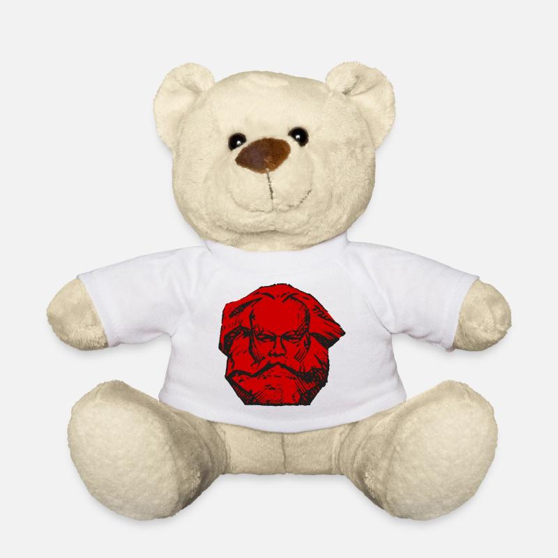 Karl Marx rouge communisme marxisme pull copie - Nounours - blanc