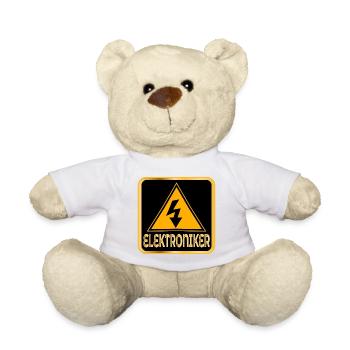 BERUFE ELEKTRONIKER ELEKTROTECHNIK - Teddy - Weiß - Vorne