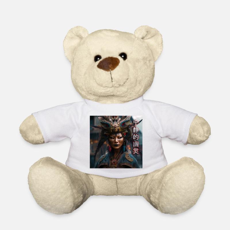 Serene Ghost typo - Teddy Bear - white