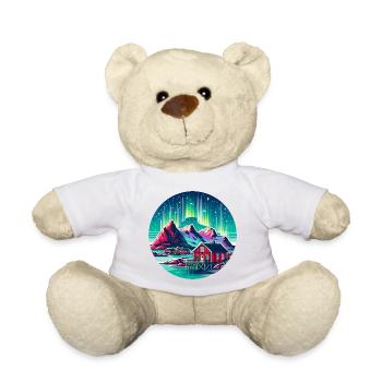 Lofoten Norwegen Nordlichter - Teddy - Weiß - Vorne