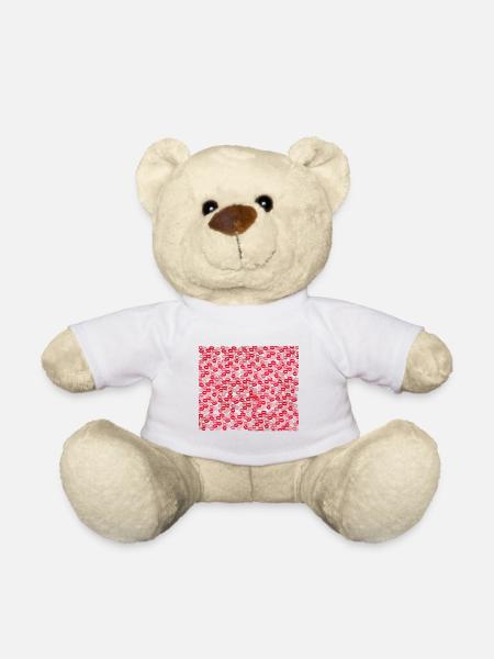 idée cadeau bisous - t-shirt bisous - Nounours - blanc