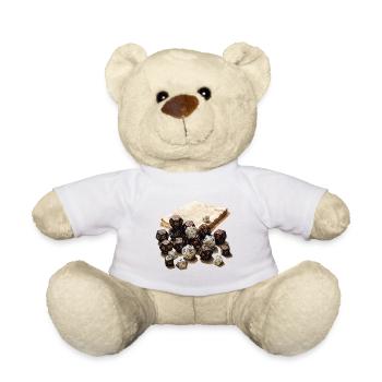 W20 Mit Rollenspielbogen Fantasy RPG Shirt - Teddy - Weiß - Vorne