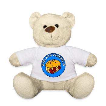 3 in am Weggla - Teddy Bear - white - Front